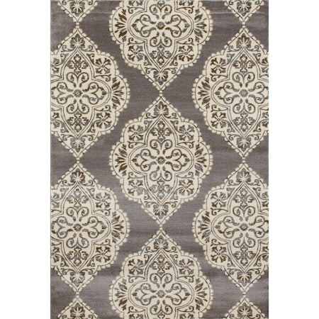 Art Carpet 8 X 10 Ft. Arabella Collection Medallion Woven Area Rug, Gray 841864103080